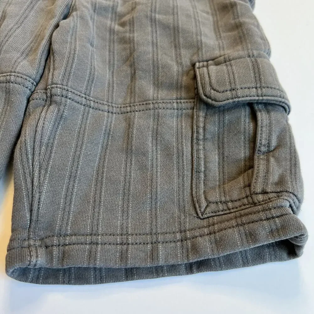 Gymboree Grey Striped Cargo Shorts